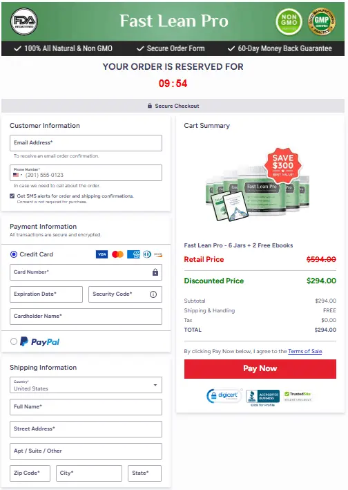 fastleanpro-pricing